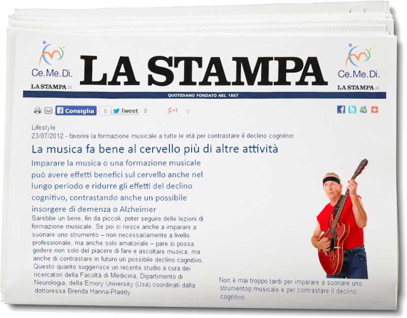 Yoga a Trento Musicoterapia Giornale La Stampa